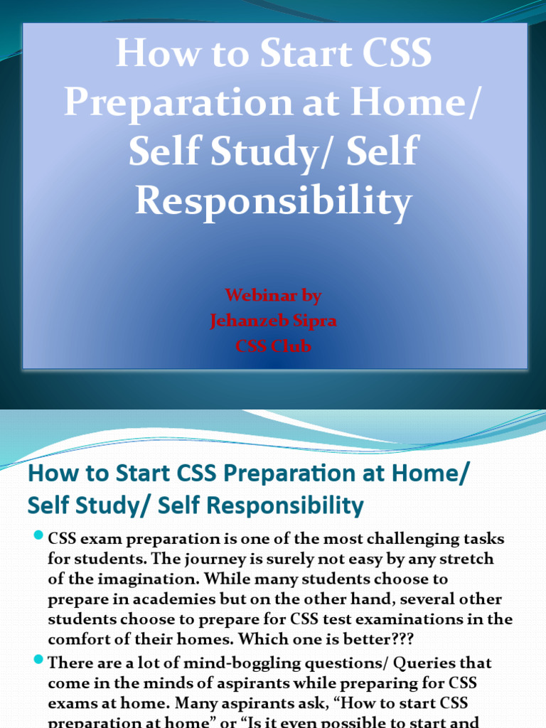 how-to-start-css-preparation-uaf-pdf