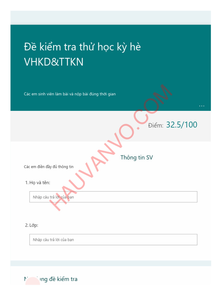 Test Form PDF | PDF
