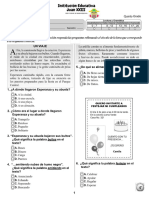 Prueba Diagnóstica 4º Español (2011)