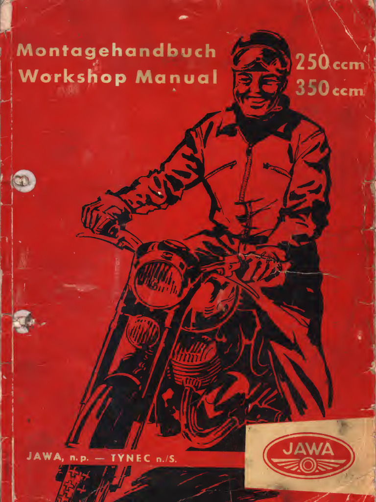 Jawa Workshop Manual 250 Model 353 and 350 Model 354 Text