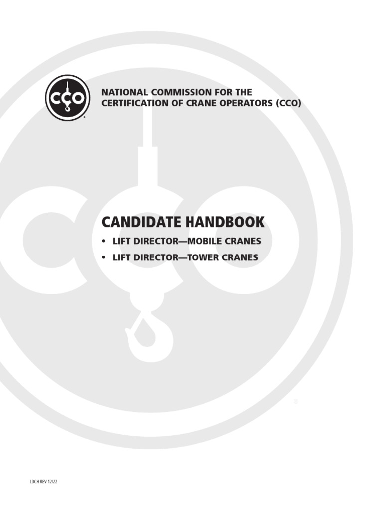 Lift Director Candidate Handbook 120122a PDF