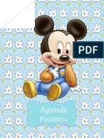 Agenda Pediatrica Mickey Bebe