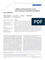 4.4 Child Development - 2022 - Barger - Parents Responses To Children S Math Performance in Early Elementary School Links