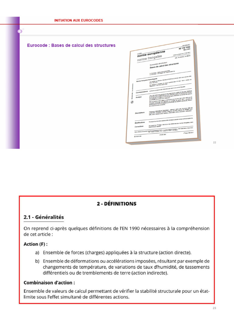 Introduction aux Eurocodes et états-limites | PDF