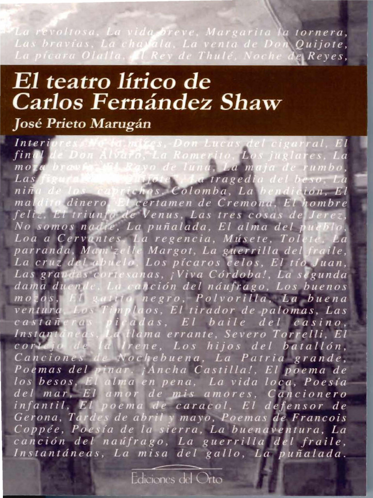 Carlos Fernandez Shaw PDF