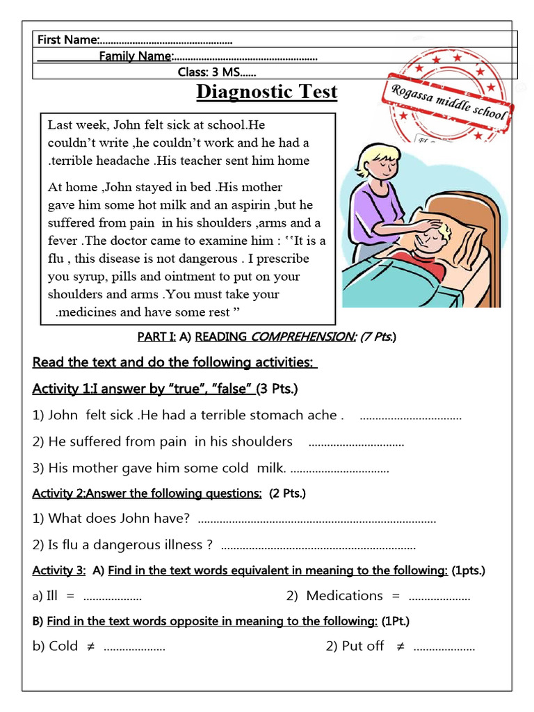 3Ms Diagnostic Test by Hichem Abl | PDF