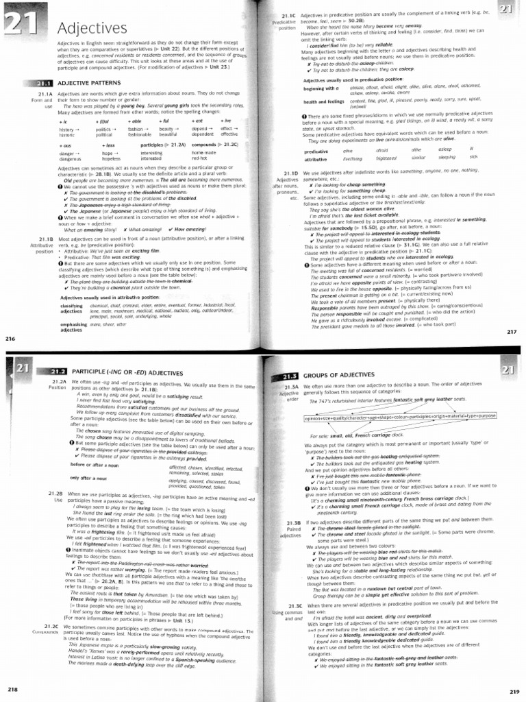 Adjective & Adverb - Advanced | PDF