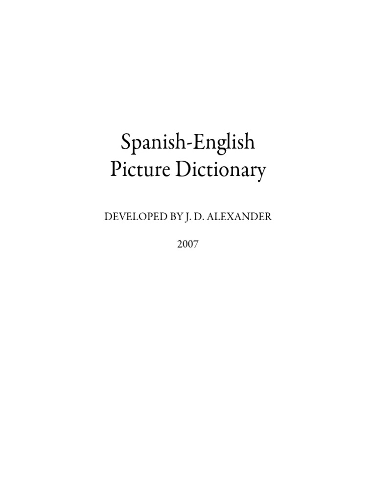 PDF SPANISH DICTIONARY visual data 6