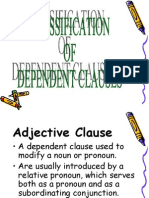 Adjective and Adverbial Clauses