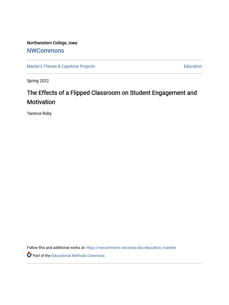 Flipped Classroom Impact on Student Engagement | PDF | Career & Growth ...