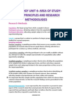 Ethical Principles and Research Methodoligies