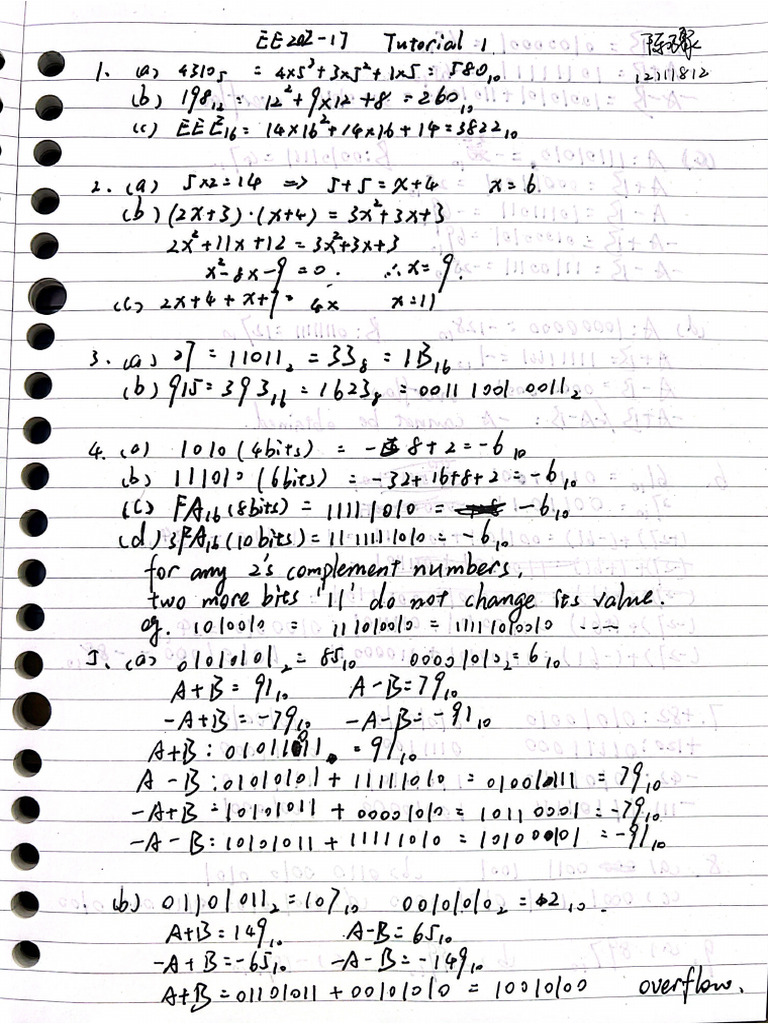 Tutorial I | PDF