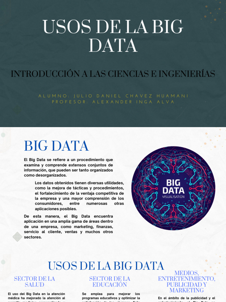 Usos y Aplicaciones del Big Data | PDF