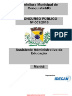 Assistente Administrativo Da Educacao