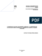 La Identidad Cultural de Sendero Luminoso y La Represión de Los Estados Unidos Durante El Gobierno de Alberto Fujimori (1990-2000)