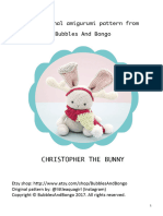 Christopher The Bunny: An Original Amigurumi Pattern From Bubbles and Bongo