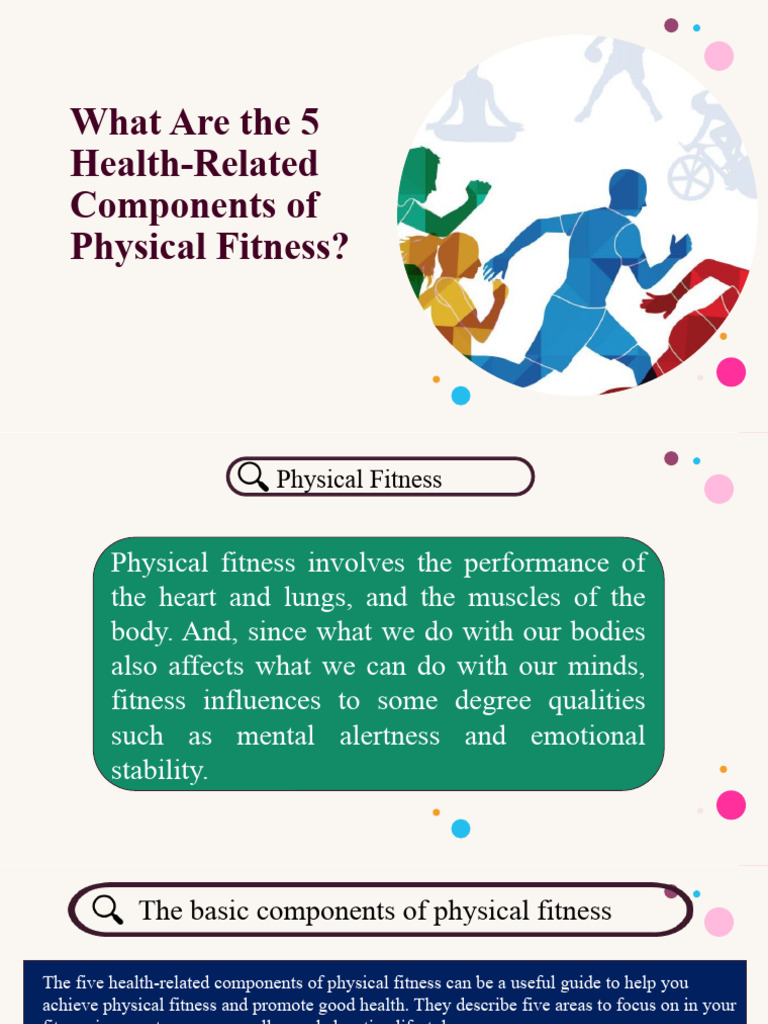 Five Essential Components of Physical Fitness