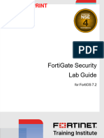 Fortinet Fortigate Security Lab Guide For Fortios 72