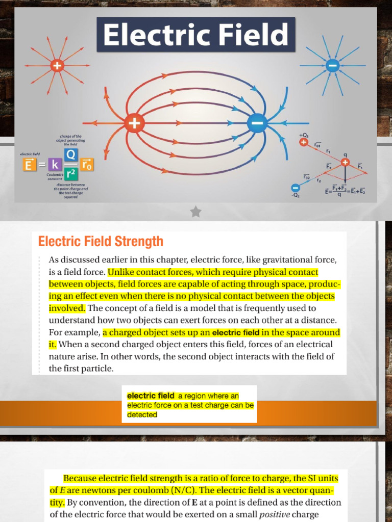 Electric Field | PDF