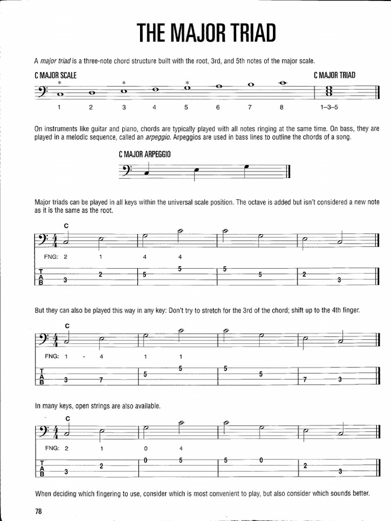 Ed Friedlander Bass Method (3 Books) 3de4 | PDF