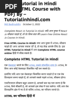 JavaScript Notes JavaScript Course in Hindi PDF | PDF