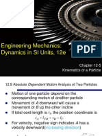 Engineering Mechanics: Dynamics in SI Units, 12e: Chapter 12-5 Kinematics of A Particle