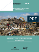 Working Politically and Flexibly To Reform Solid Waste Management in Phnom Penh