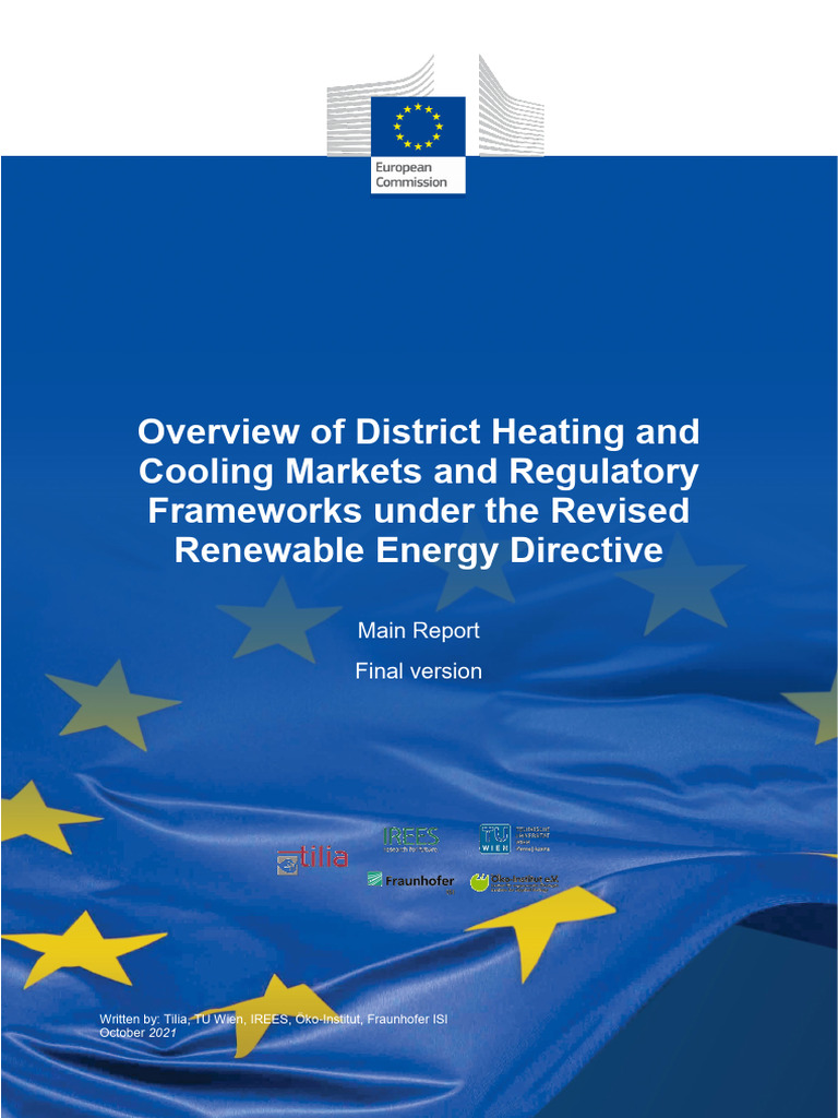 District Heating And Cooling In The European Union Mj0722263enn Pdf