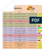 Class Sched