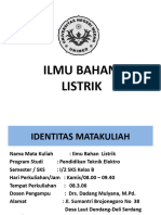 PTE-B ILMU BAHAN LISTRIK