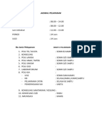 Jadwal Pelayanan