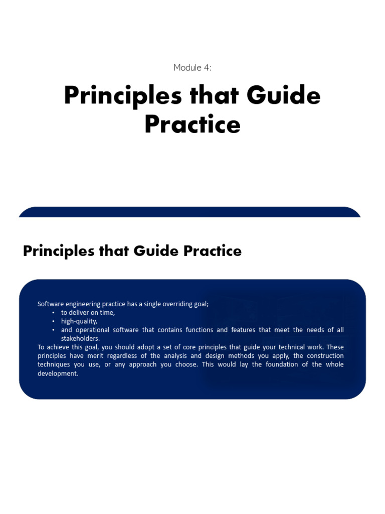 Principles That Guide Practice | PDF