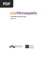 Community Indicators Report: October 2011