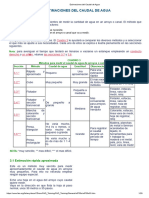 Estimaciones Del Caudal de Agua