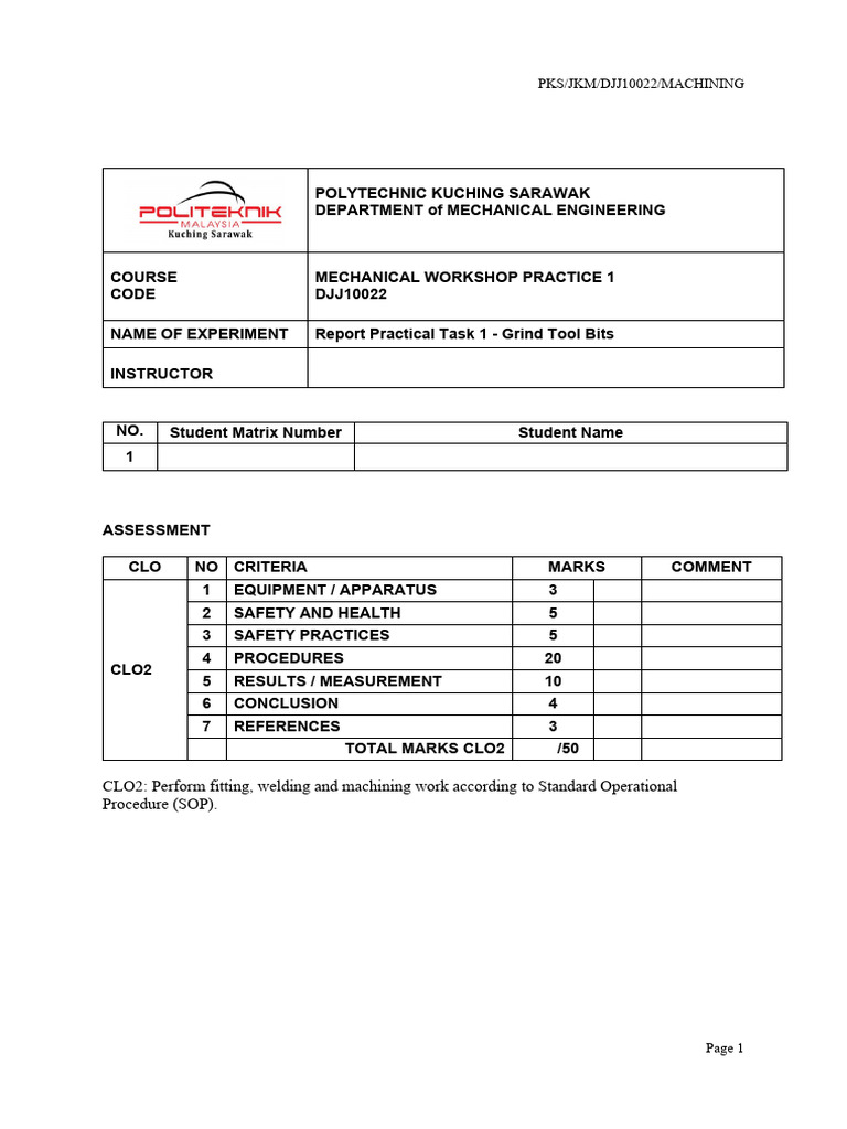 Report Machine 2 | PDF
