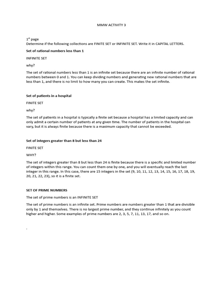 MMW Activity 3 Guide | PDF | Teaching Methods & Materials