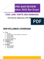 Torts and Damages (For AUSL) Bar 2022 (For Reviewees)