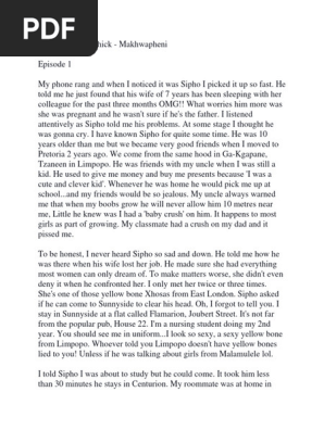 Diary Of A Side Chick - 1