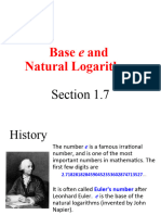 Grade 11HL Math AA Natural Logs 1