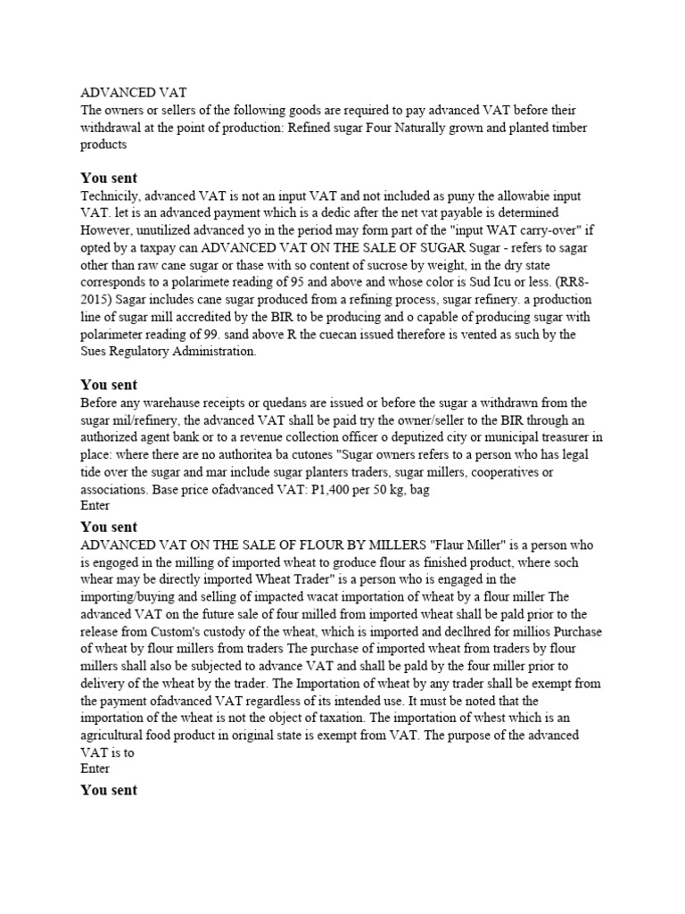 Advanced Vat PDF