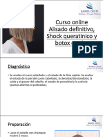 Curso Online Alisado Definitivo, Shock Queratinico y Botox Capilar