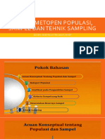 Modul Metopen Populasi, Sampel Dan Tehnik Sampling