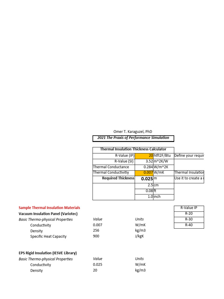 Insulation Thickness Calculator v1 PDF