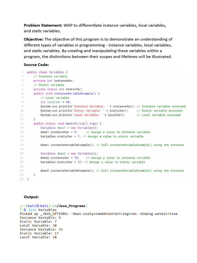 Java Assignment | PDF