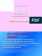 Prezentare La Tema Tipurile de Temperamente