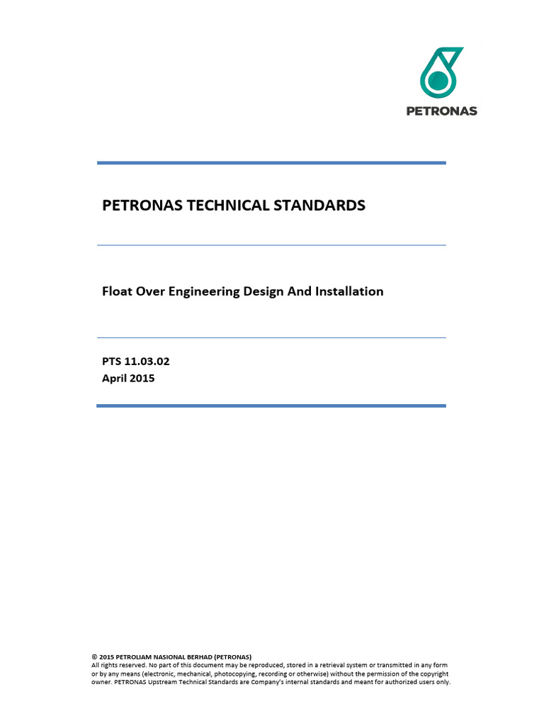 Float Over Engineering Design and Installation | PDF