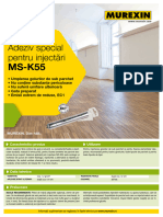 Adeziv Special Pentru Injectari MS K 55