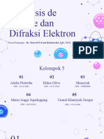 Kelompok 5 - Hipotesis de Broglie Dan Difraksi Elektron