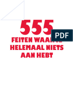 Feiten Waar Je Helemaal Niets Aan Hebt