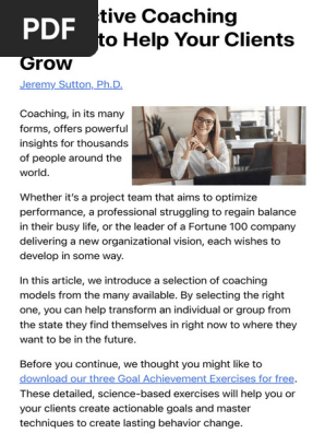 12 Effective Coaching Models to Help Your Clients Grow